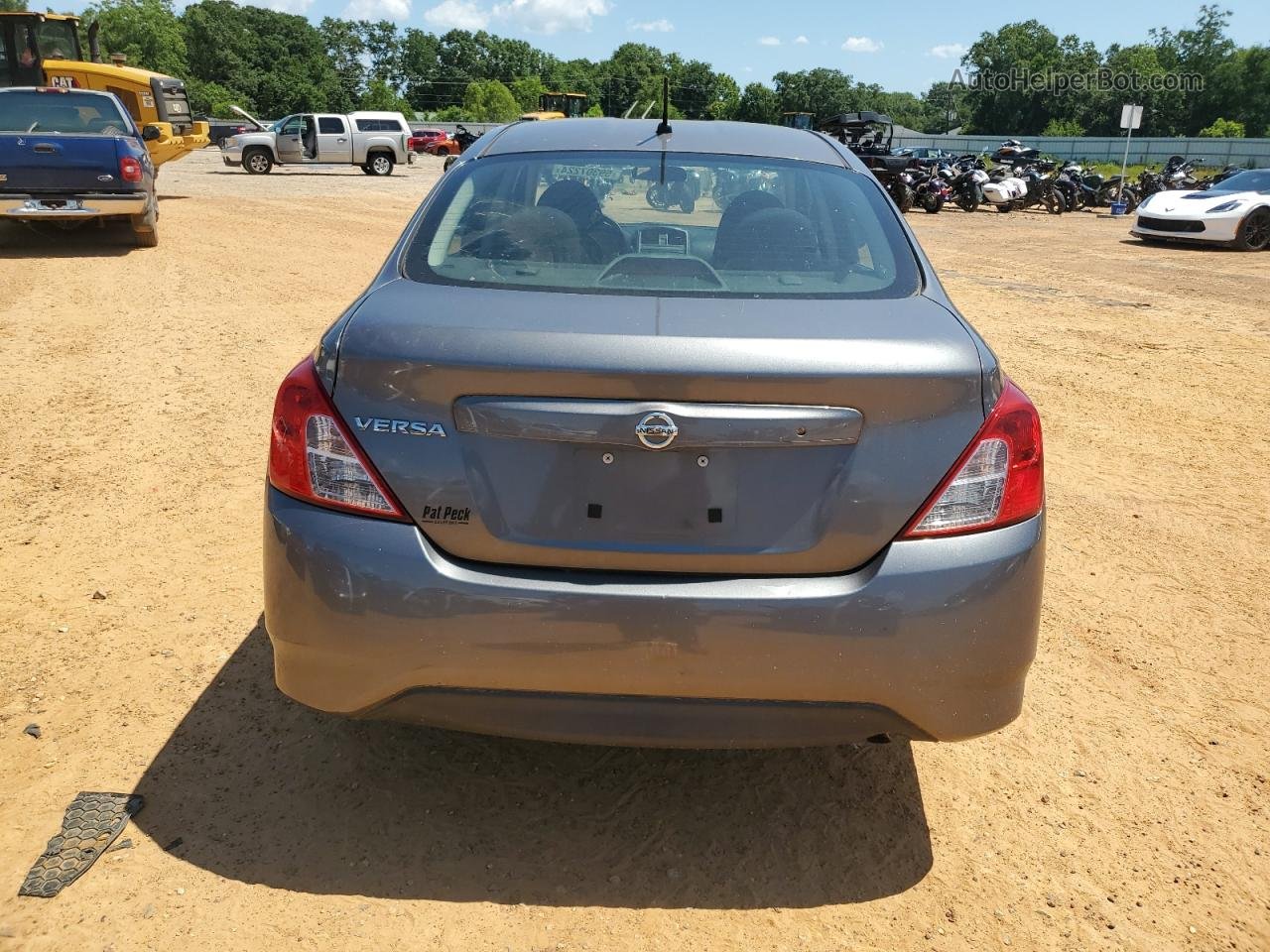 2016 Nissan Versa S Gray vin: 3N1CN7AP9GL845741