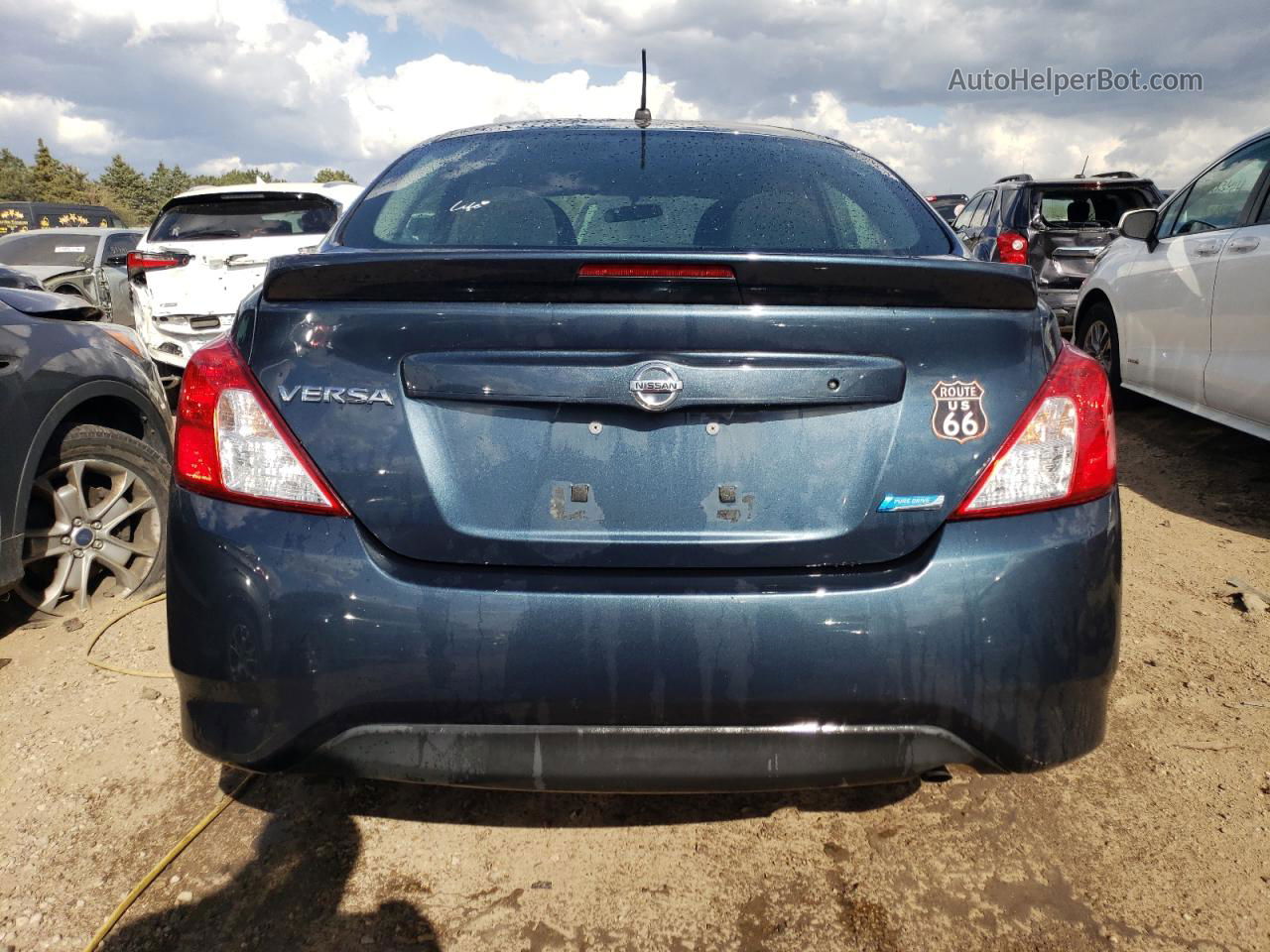 2016 Nissan Versa S Blue vin: 3N1CN7AP9GL859056