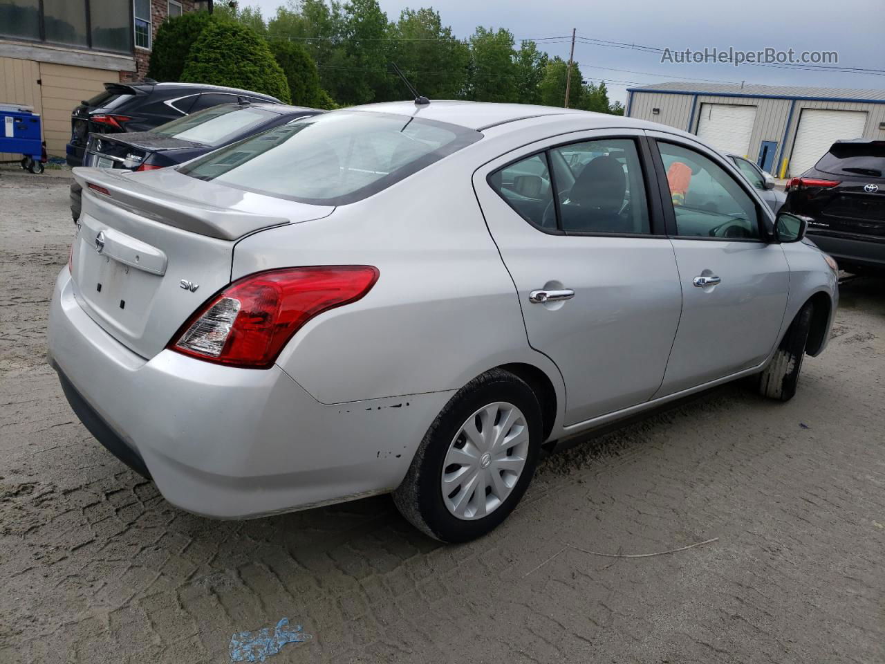 2018 Nissan Versa S Silver vin: 3N1CN7AP9JK406794