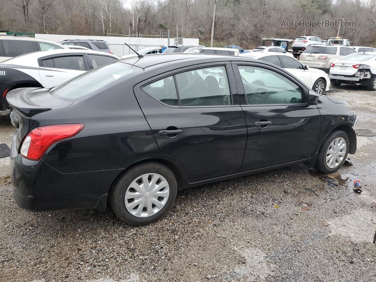 2018 Nissan Versa S Black vin: 3N1CN7AP9JL804002