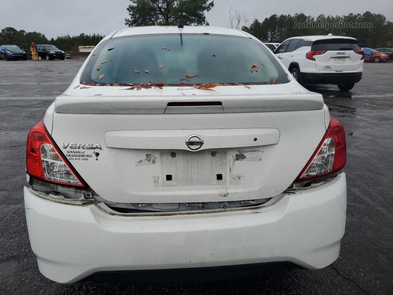 2018 Nissan Versa S White vin: 3N1CN7AP9JL806414