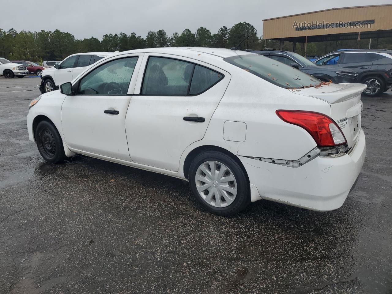 2018 Nissan Versa S White vin: 3N1CN7AP9JL806414