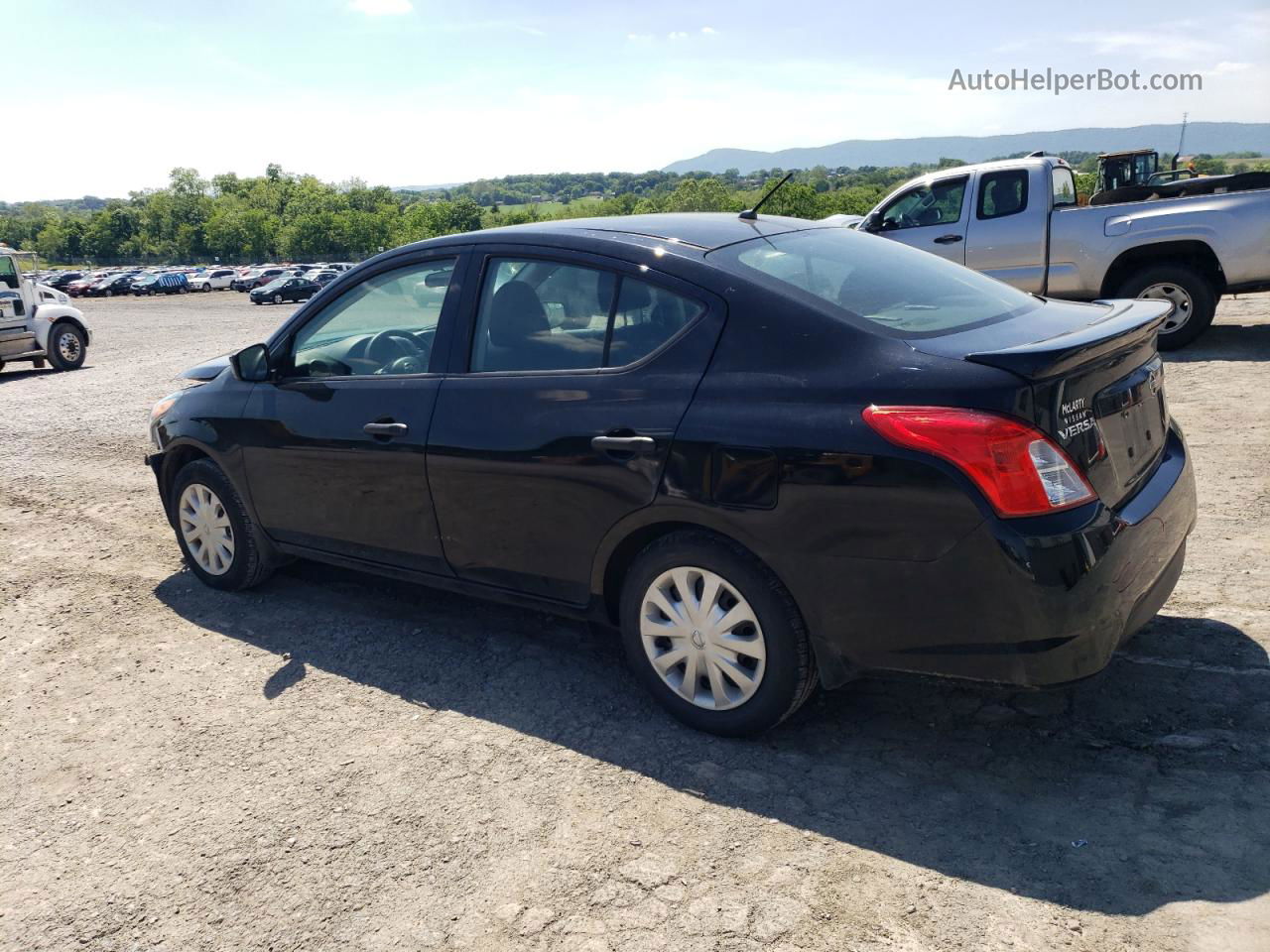 2018 Nissan Versa S Black vin: 3N1CN7AP9JL826761