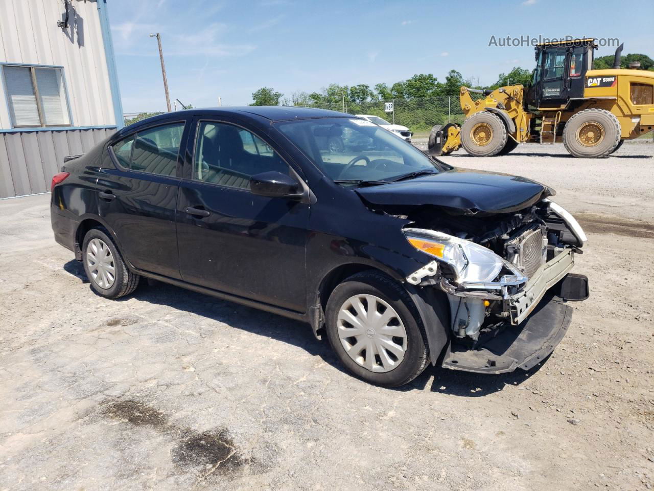 2018 Nissan Versa S Black vin: 3N1CN7AP9JL826761