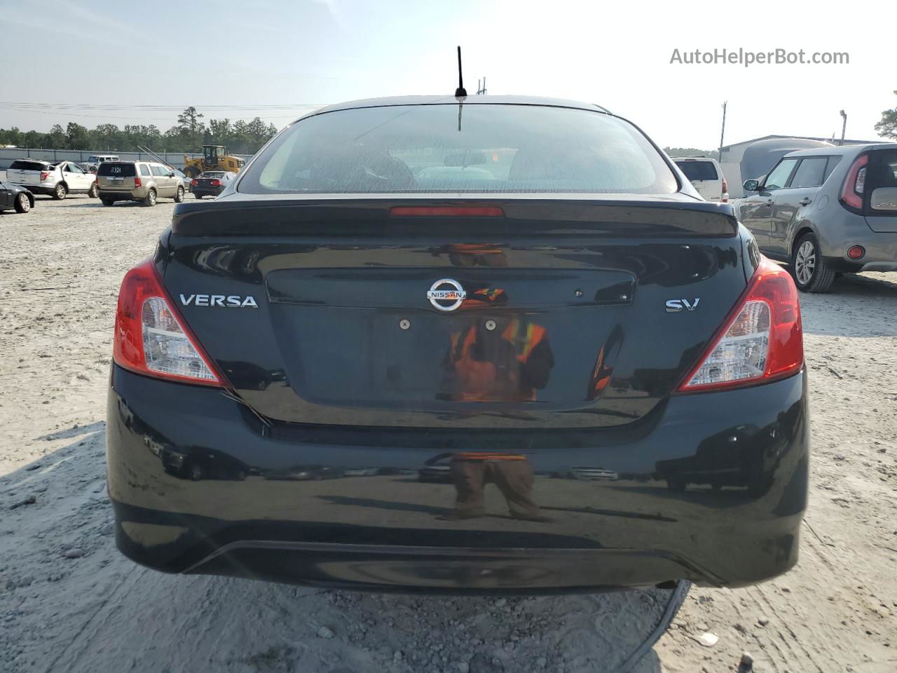 2018 Nissan Versa S Black vin: 3N1CN7AP9JL843690