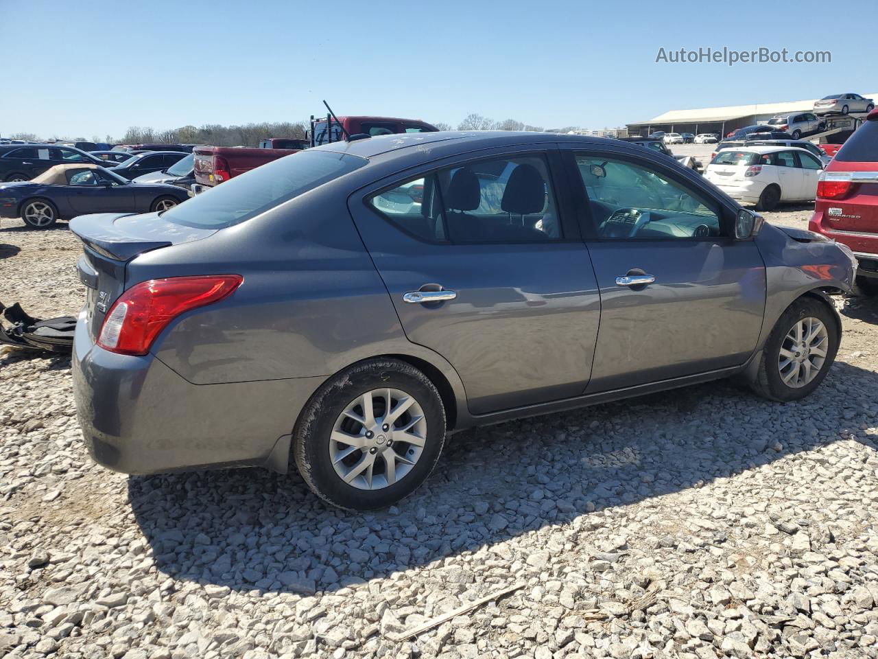 2018 Nissan Versa S Gray vin: 3N1CN7AP9JL843723