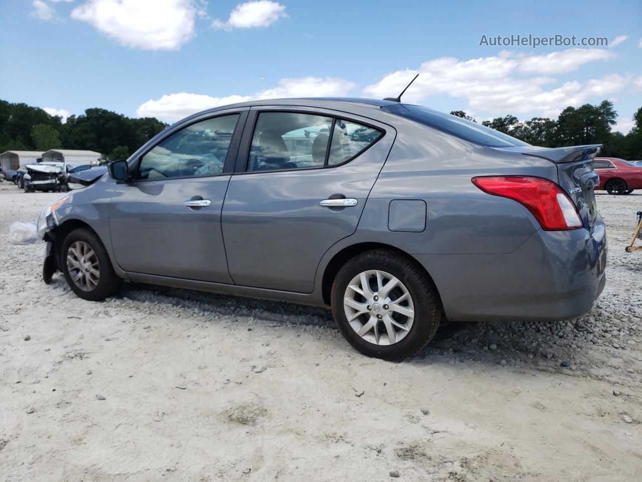 2018 Nissan Versa S Gray vin: 3N1CN7AP9JL866791