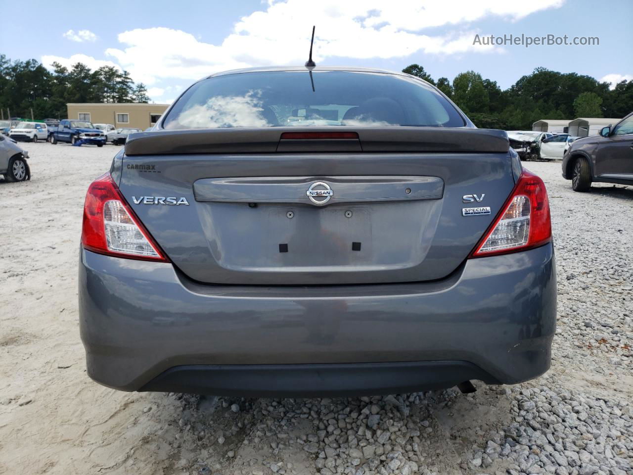 2018 Nissan Versa S Gray vin: 3N1CN7AP9JL866791