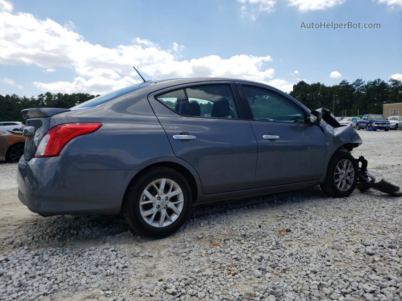 2018 Nissan Versa S Gray vin: 3N1CN7AP9JL866791