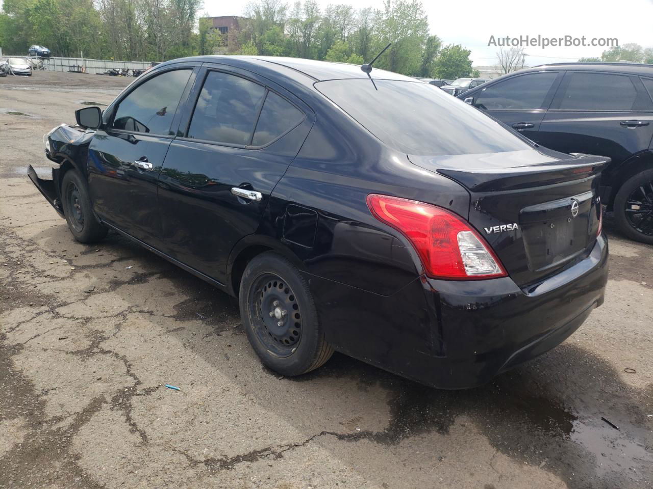 2018 Nissan Versa S Black vin: 3N1CN7AP9JL881548