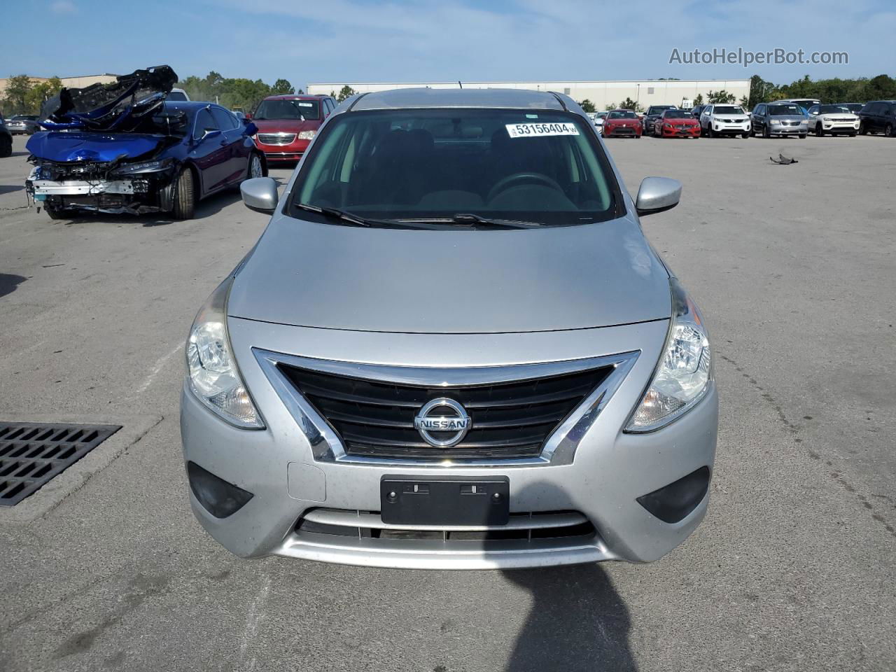 2016 Nissan Versa S Silver vin: 3N1CN7APXGL832836