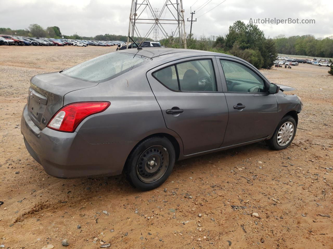 2016 Nissan Versa S Charcoal vin: 3N1CN7APXGL842606