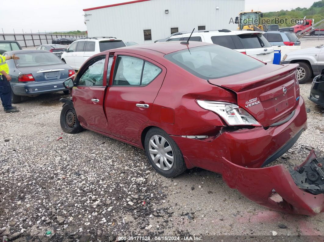 2016 Nissan Versa 1.6 Sv Красный vin: 3N1CN7APXGL891661