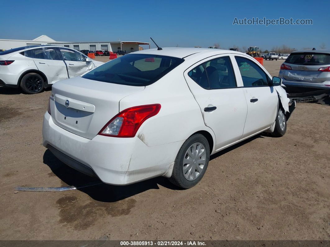 2016 Nissan Versa 1.6 S White vin: 3N1CN7APXGL913240