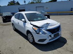 2018 Nissan Versa S White vin: 3N1CN7APXJK394428