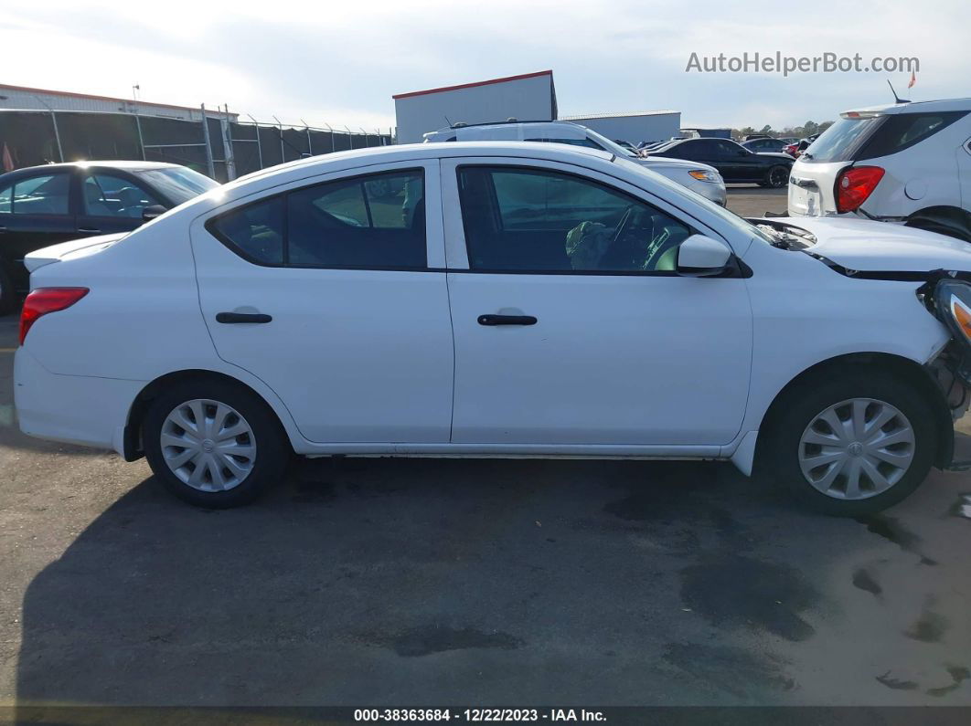 2018 Nissan Versa 1.6 S+ White vin: 3N1CN7APXJL805983