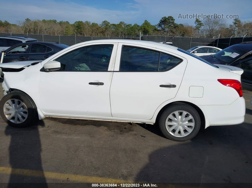 2018 Nissan Versa 1.6 S+ White vin: 3N1CN7APXJL805983