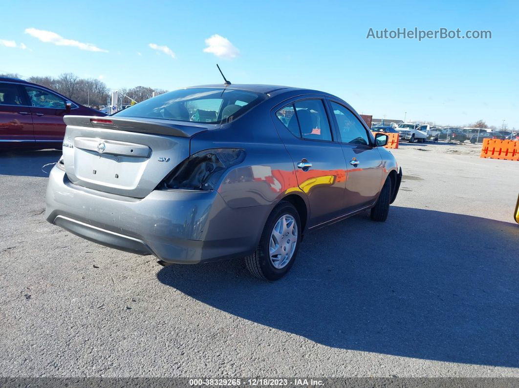 2018 Nissan Versa 1.6 Sv Gray vin: 3N1CN7APXJL812951