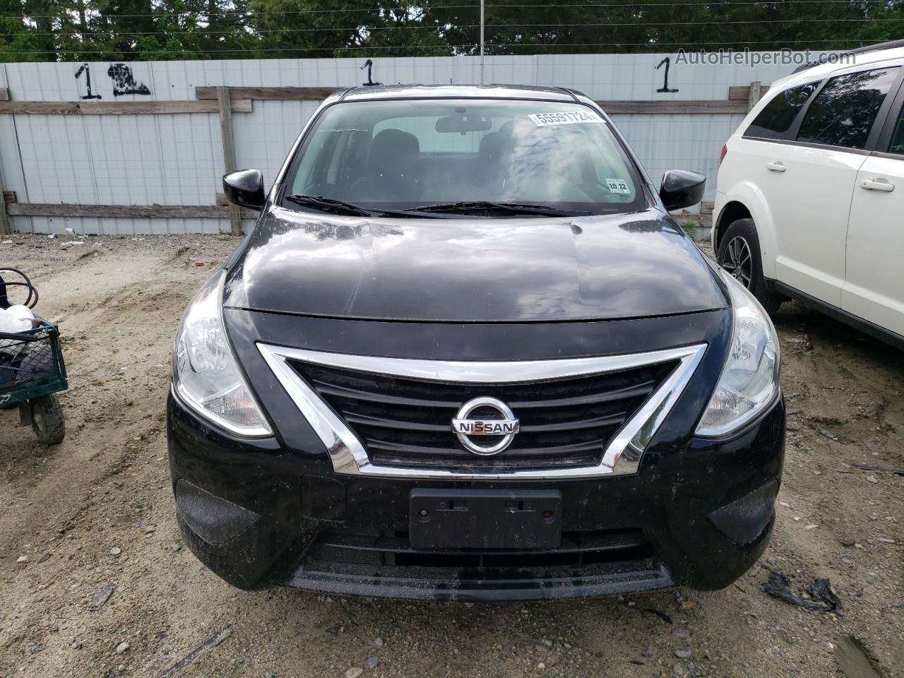 2018 Nissan Versa S Black vin: 3N1CN7APXJL821245