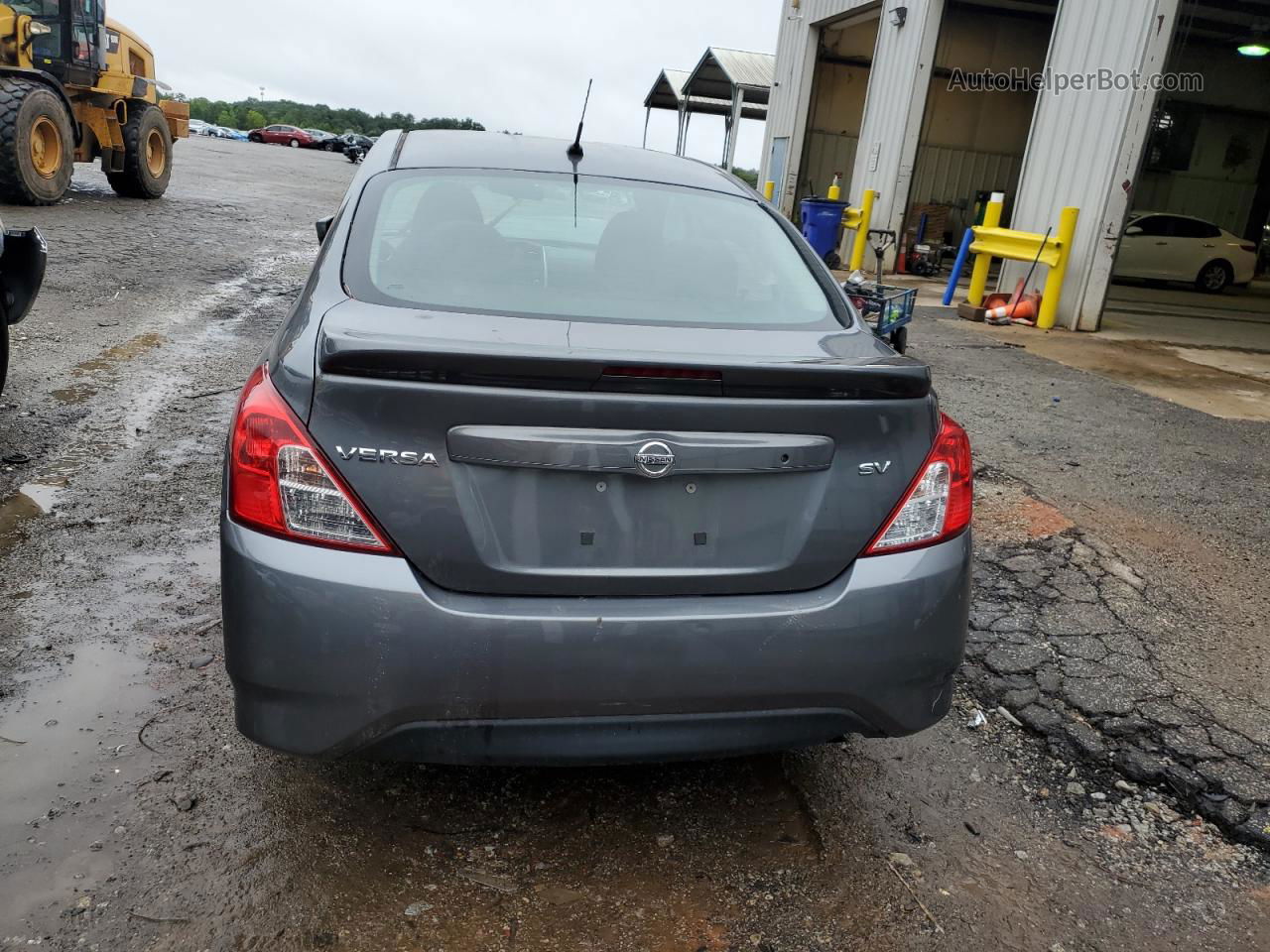 2018 Nissan Versa S Gray vin: 3N1CN7APXJL834318