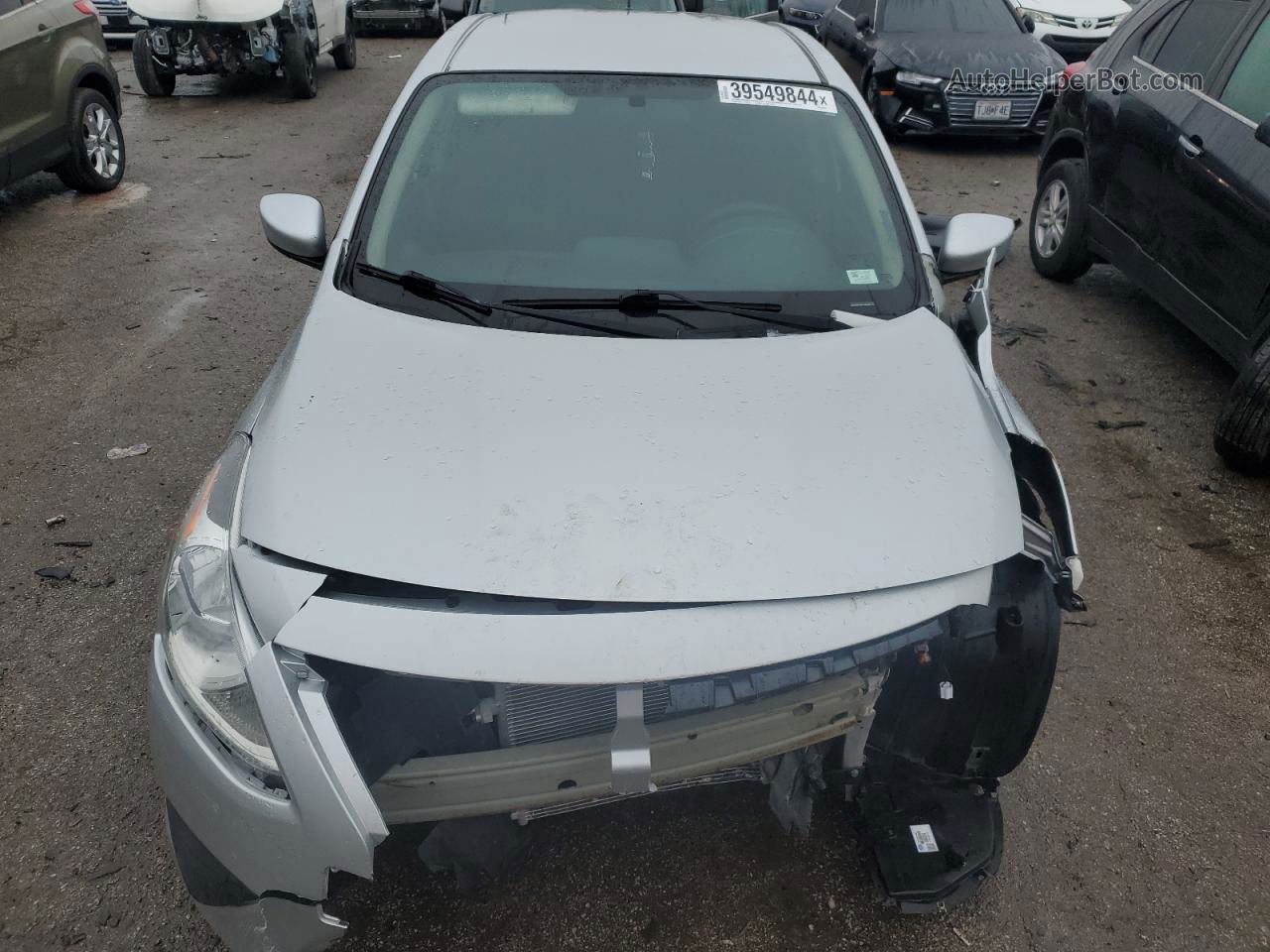 2018 Nissan Versa S Silver vin: 3N1CN7APXJL876259