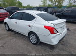 2018 Nissan Versa 1.6 Sv White vin: 3N1CN7APXJL879548