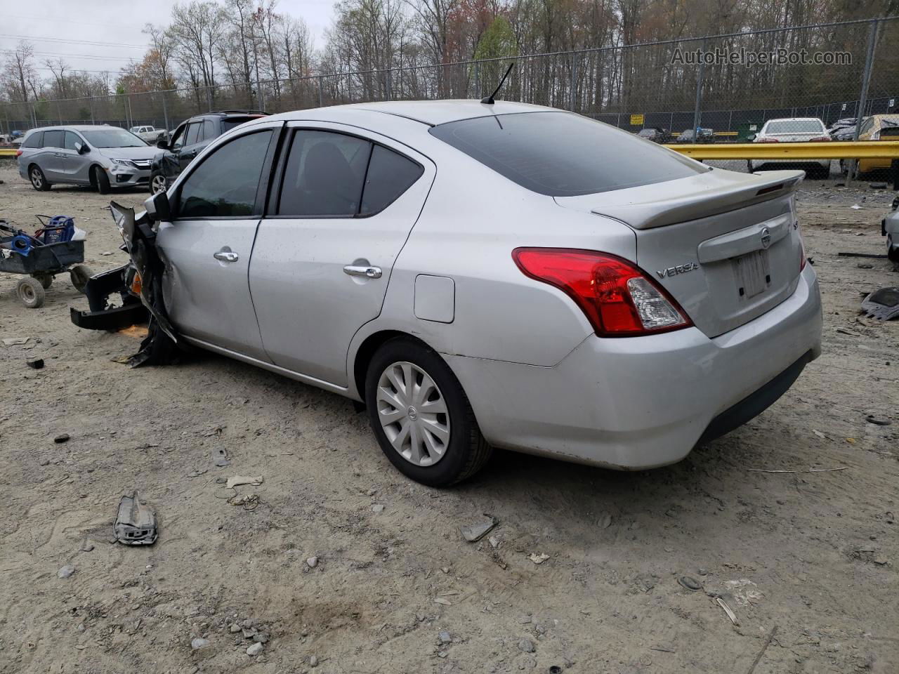 2018 Nissan Versa S Silver vin: 3N1CN7APXJL880764