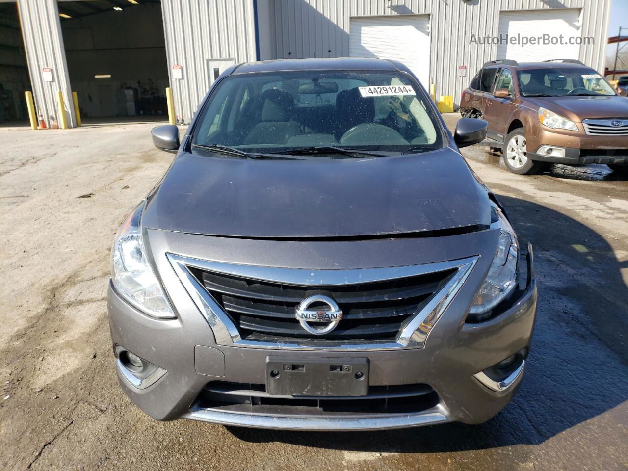 2018 Nissan Versa S Gray vin: 3N1CN7APXJL882756