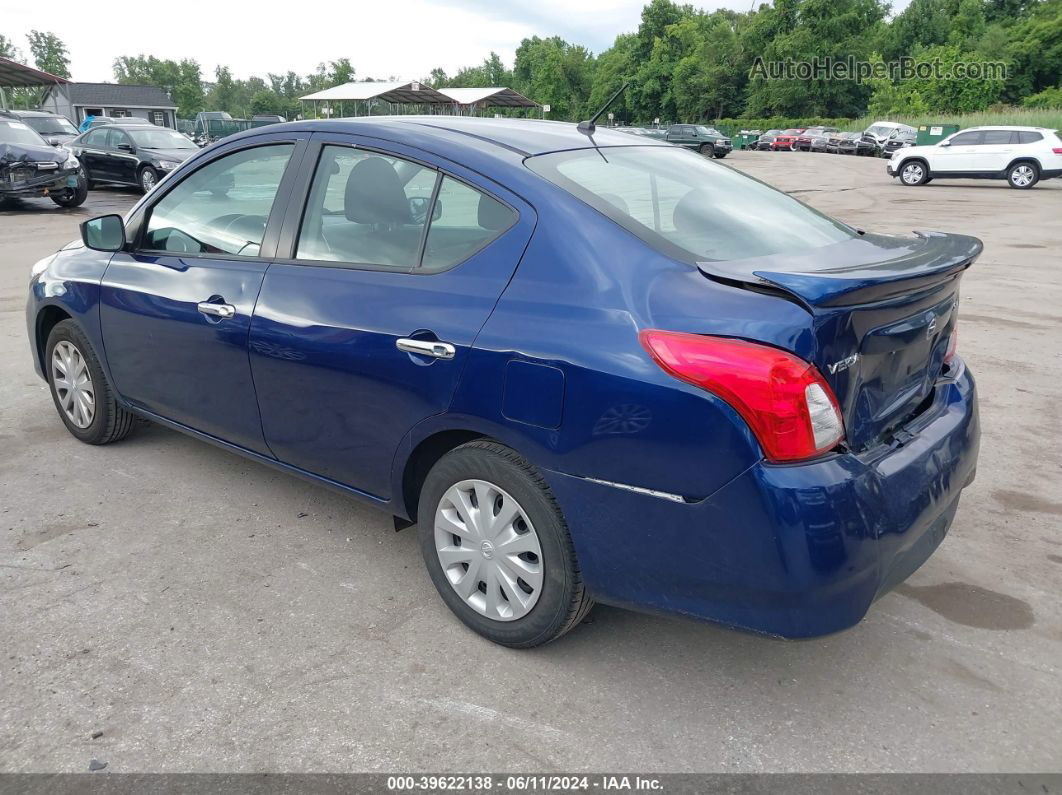 2018 Nissan Versa 1.6 Sv Blue vin: 3N1CN7APXJL885169