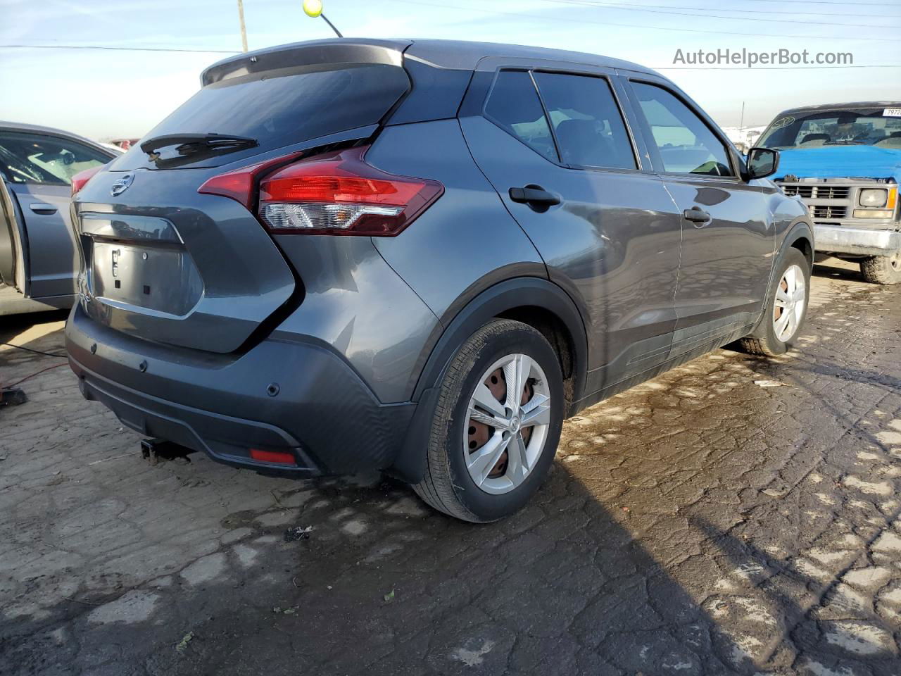 2020 Nissan Kicks S Серый vin: 3N1CP5BV0LL492733