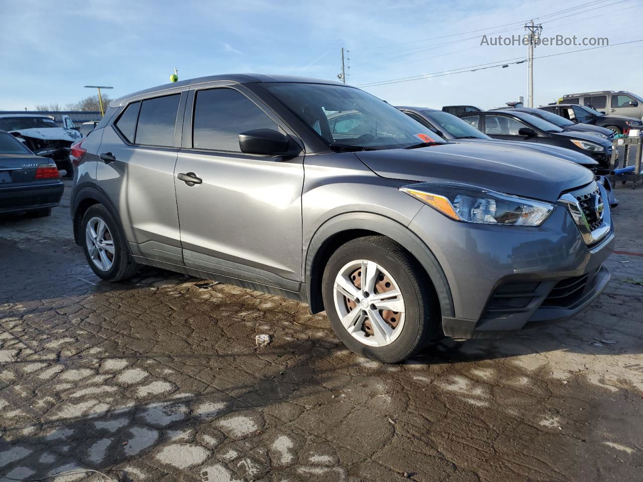 2020 Nissan Kicks S Gray vin: 3N1CP5BV0LL492733