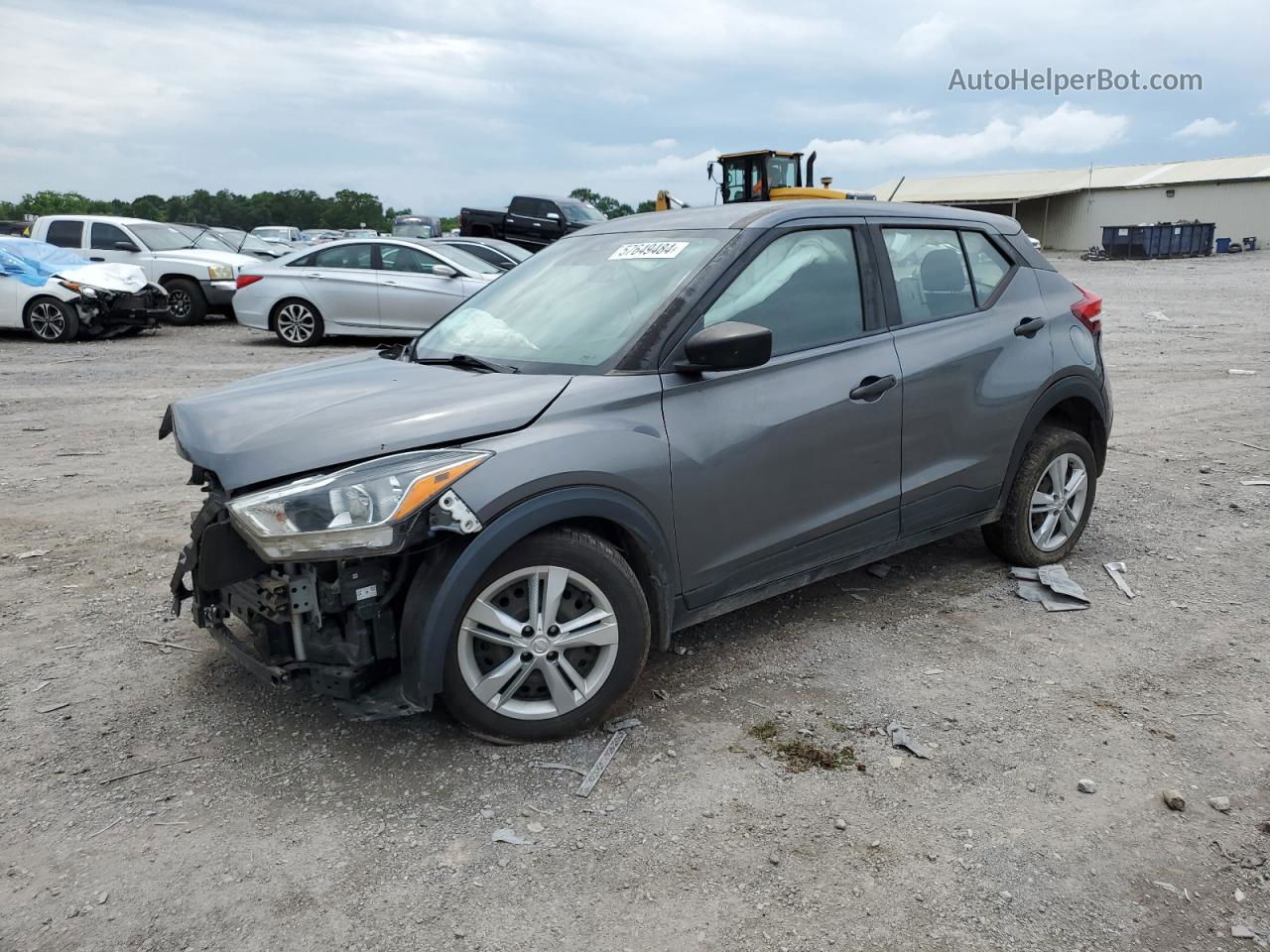 2020 Nissan Kicks S Gray vin: 3N1CP5BV0LL548895