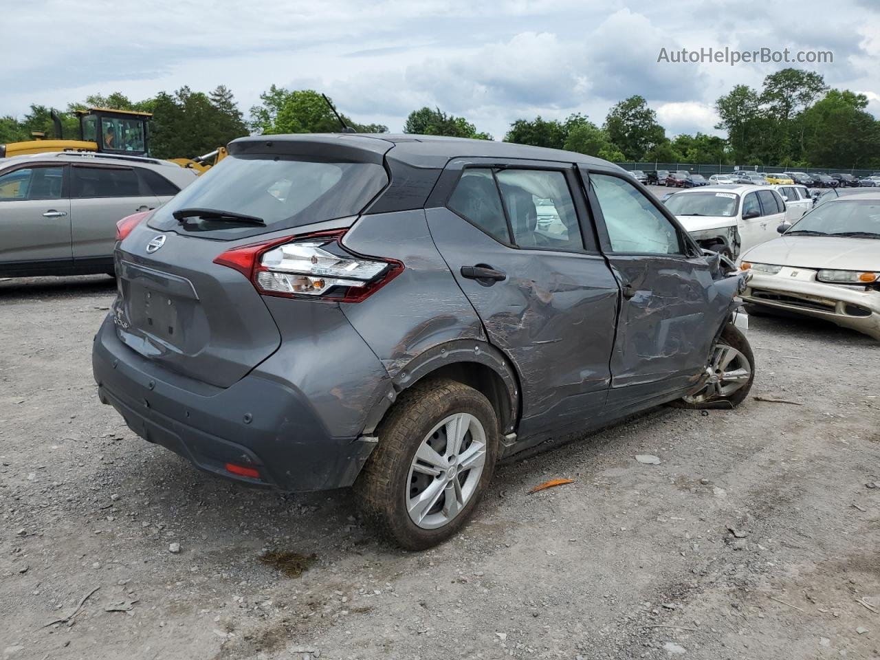 2020 Nissan Kicks S Gray vin: 3N1CP5BV0LL548895