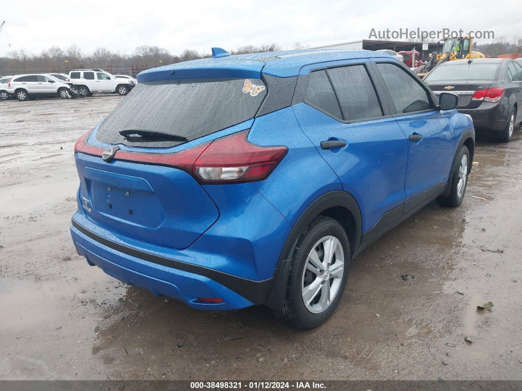 2022 Nissan Kicks S Xtronic Cvt Blue vin: 3N1CP5BV0NL491732