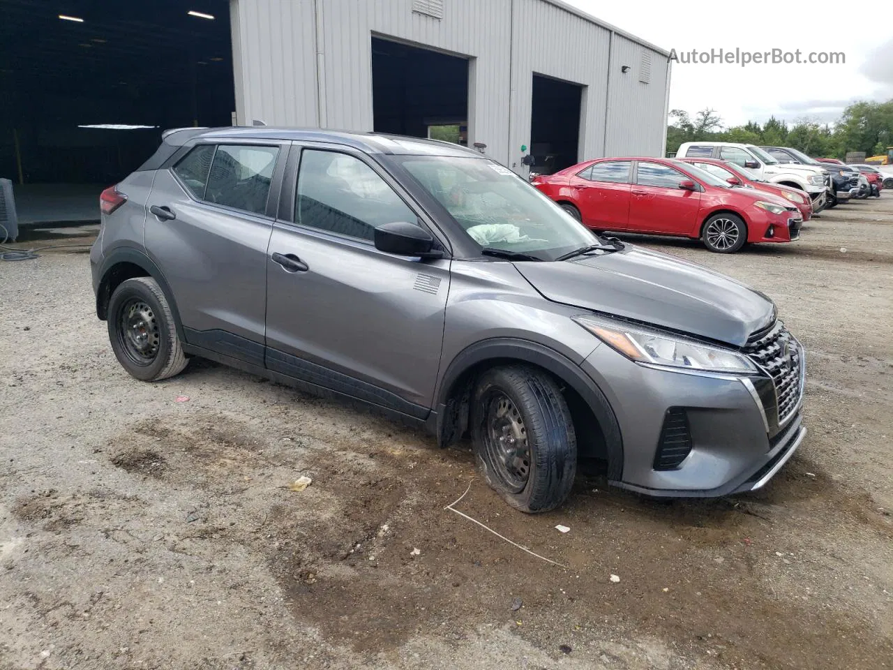 2022 Nissan Kicks S Gray vin: 3N1CP5BV0NL501160