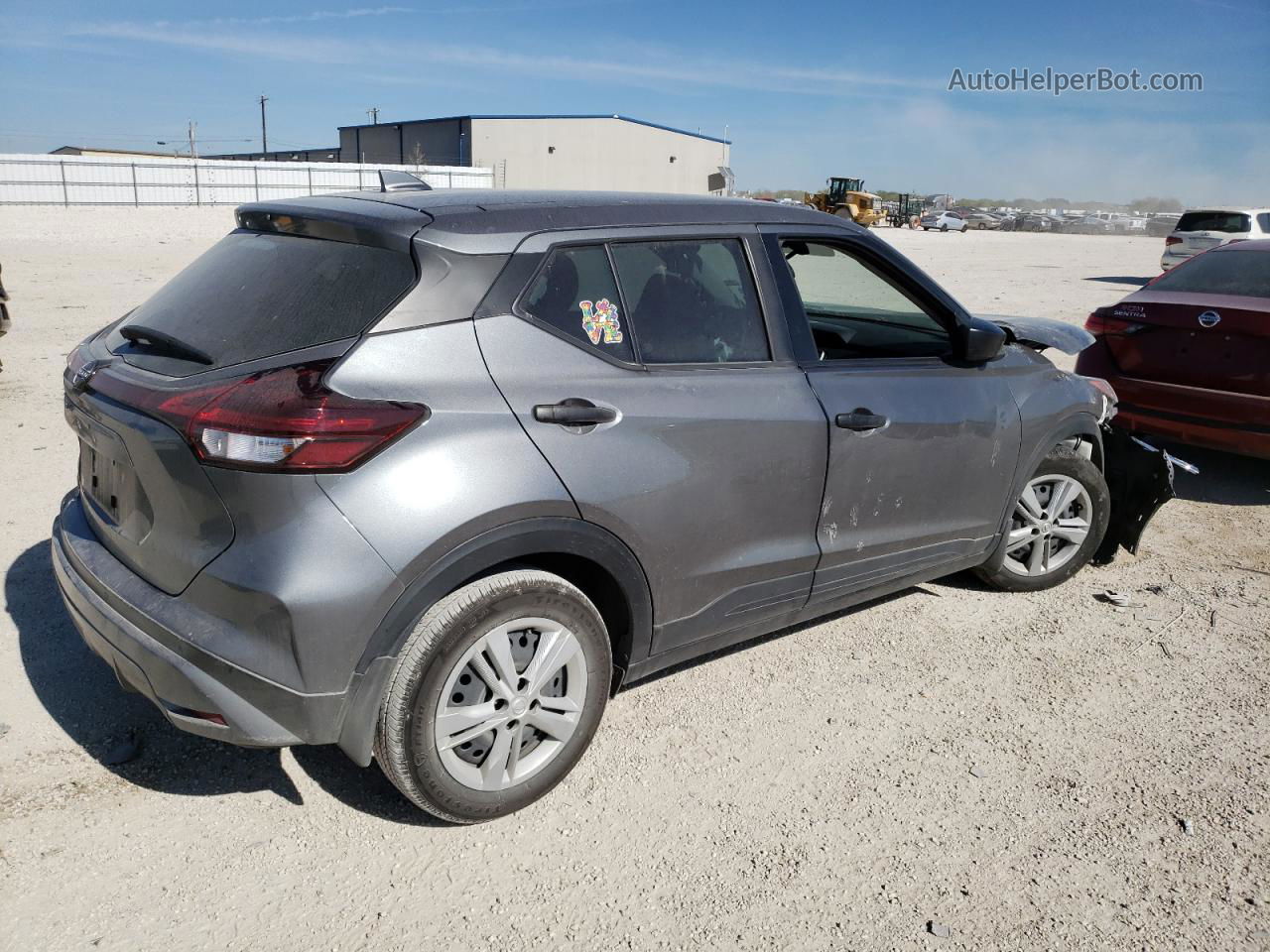 2022 Nissan Kicks S Gray vin: 3N1CP5BV0NL505872