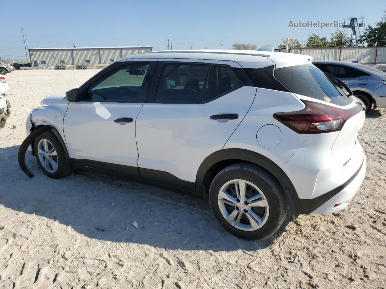 2022 Nissan Kicks S White vin: 3N1CP5BV0NL529931