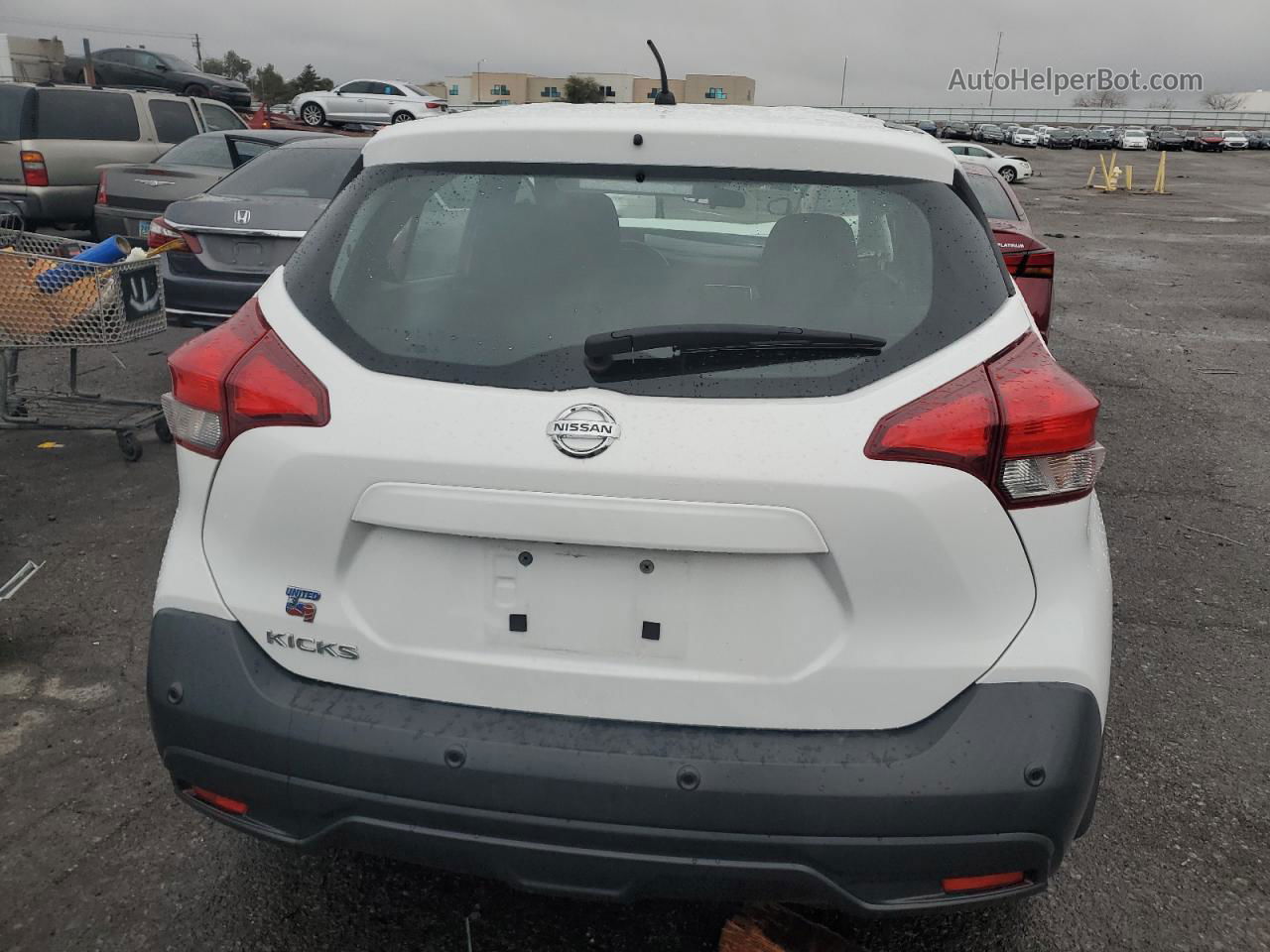 2020 Nissan Kicks S White vin: 3N1CP5BV1LL530910