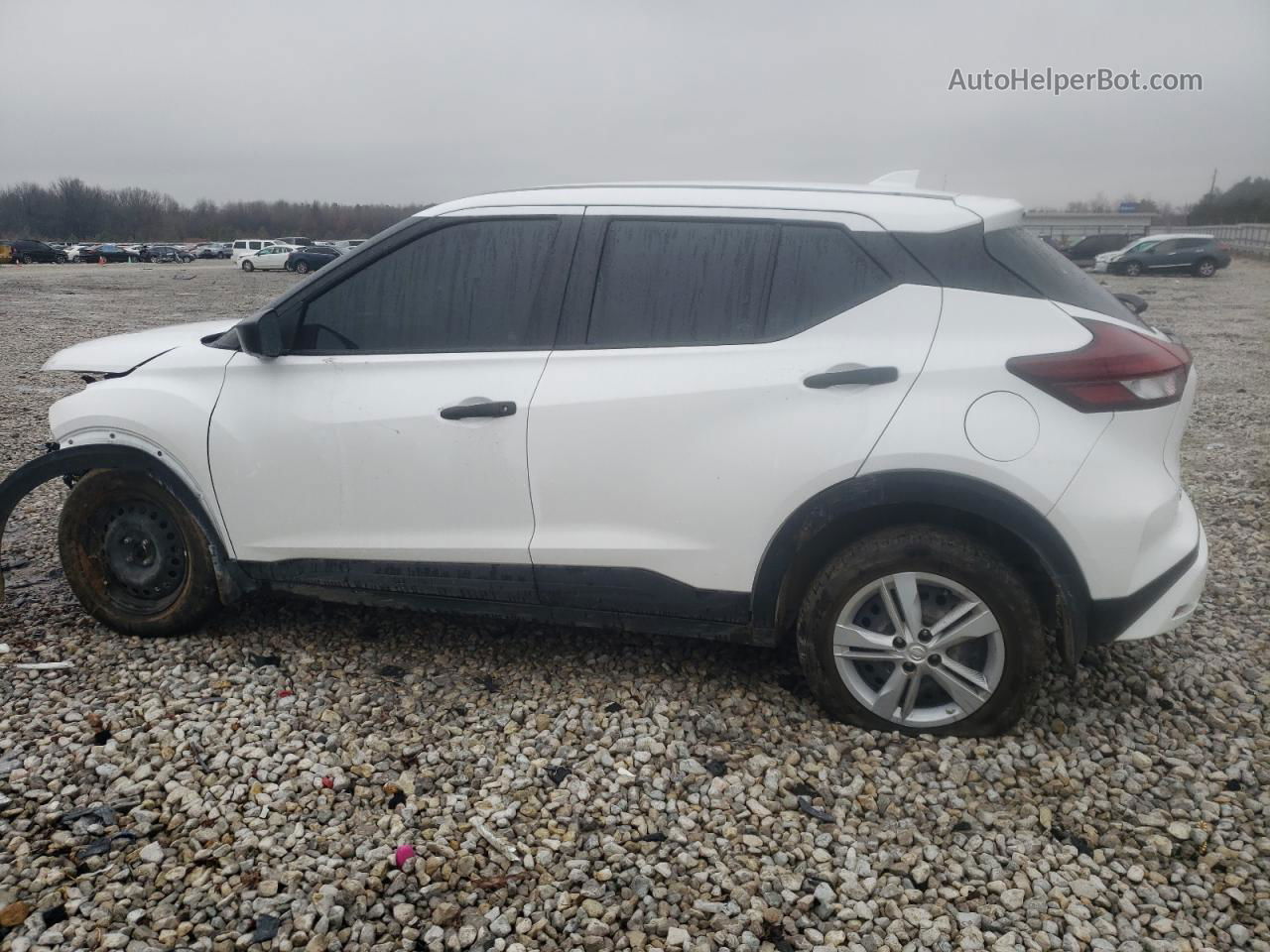 2022 Nissan Kicks S White vin: 3N1CP5BV1NL478620