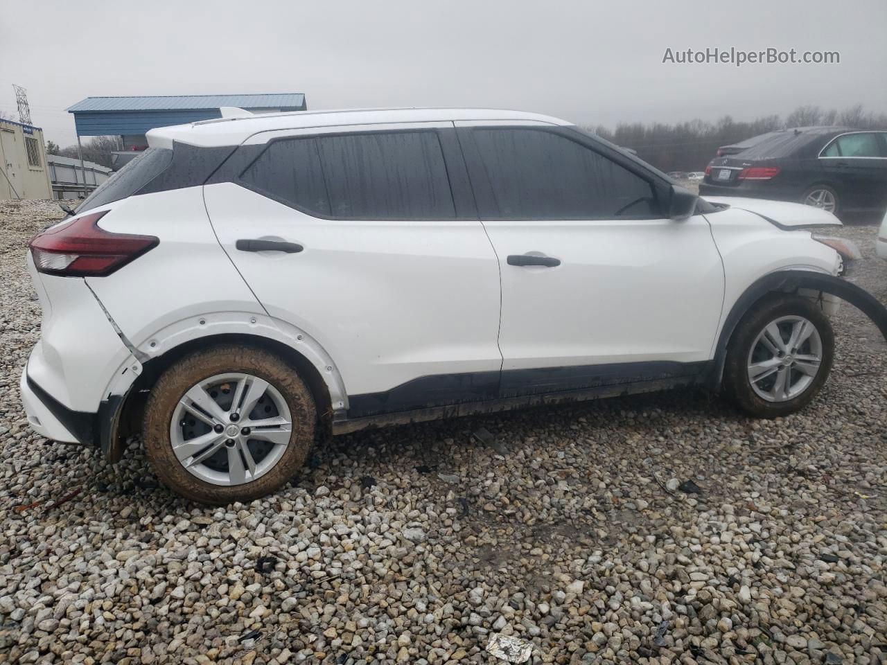 2022 Nissan Kicks S White vin: 3N1CP5BV1NL478620