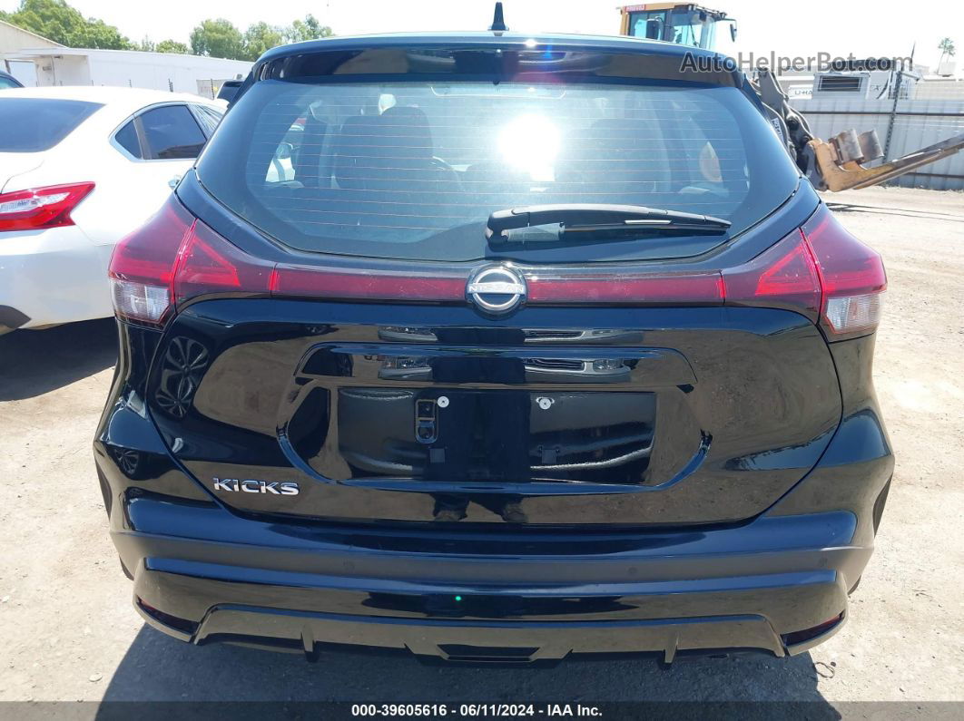 2022 Nissan Kicks S Xtronic Cvt Black vin: 3N1CP5BV1NL520901