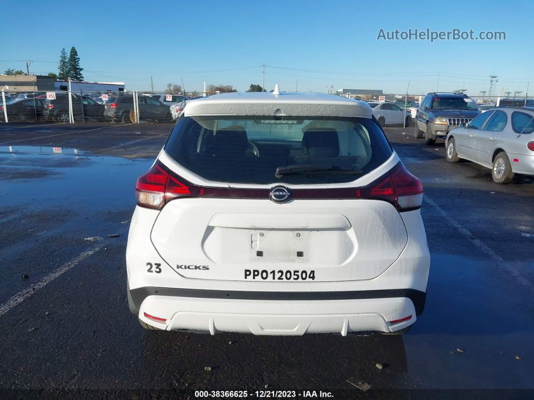 2022 Nissan Kicks S Xtronic Cvt White vin: 3N1CP5BV1NL530716