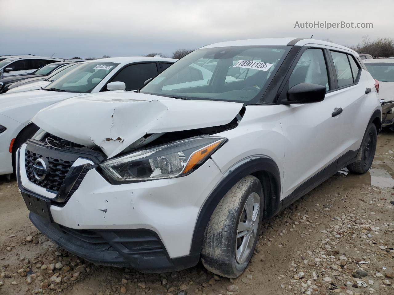 2020 Nissan Kicks S White vin: 3N1CP5BV2LL493558