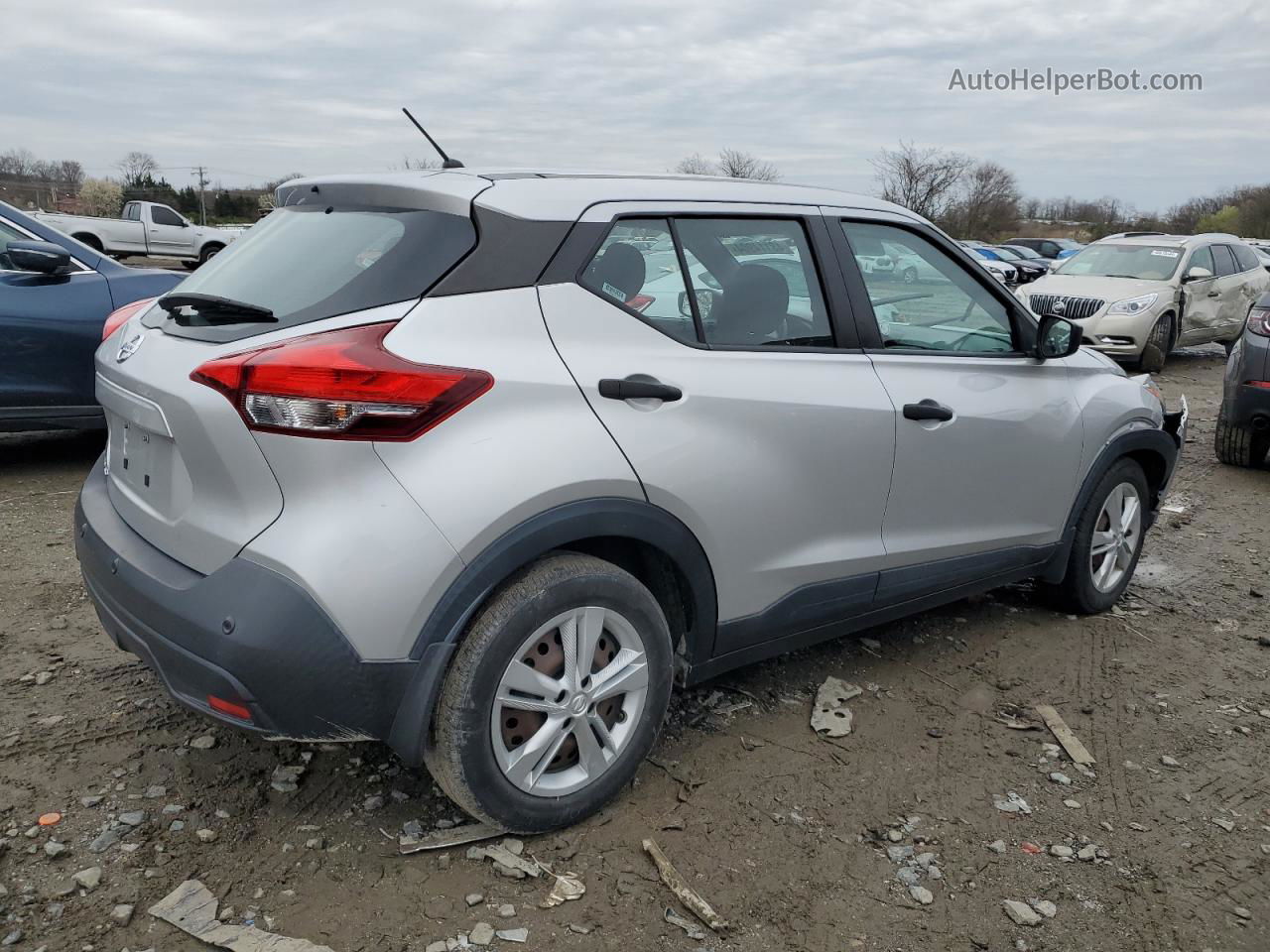 2020 Nissan Kicks S Серый vin: 3N1CP5BV2LL504347