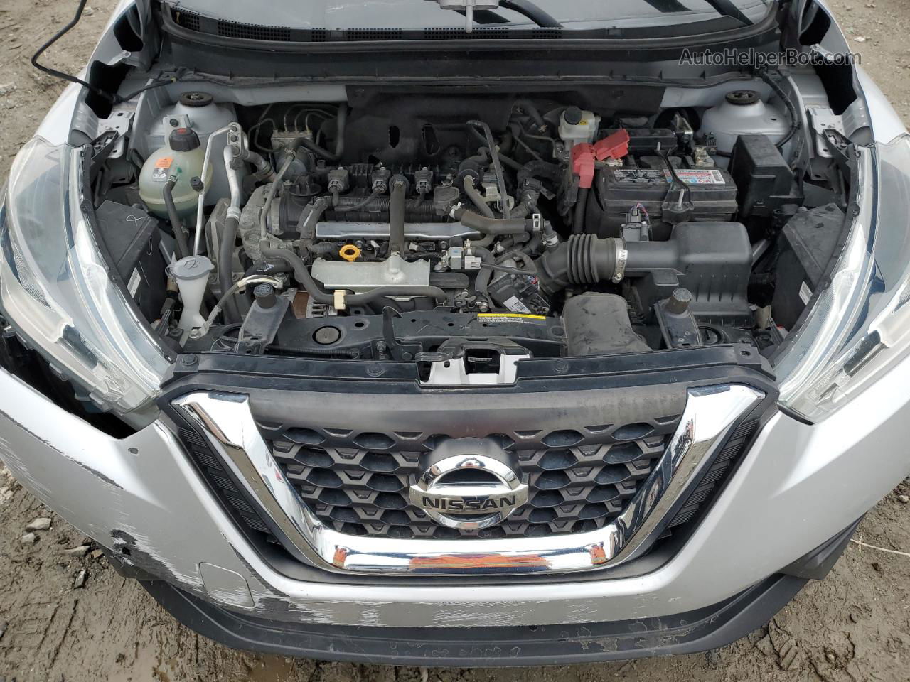 2020 Nissan Kicks S Серый vin: 3N1CP5BV2LL504347