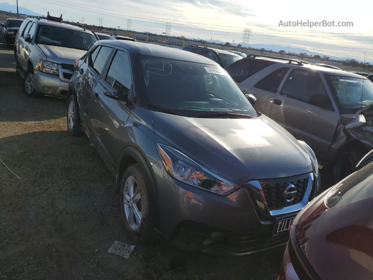 2020 Nissan Kicks S Charcoal vin: 3N1CP5BV2LL549546