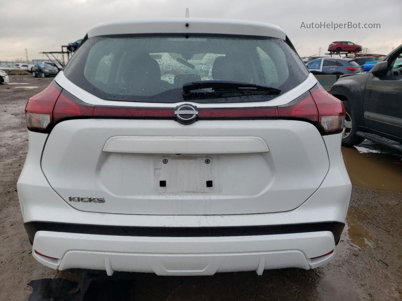 2022 Nissan Kicks S White vin: 3N1CP5BV2NL477945