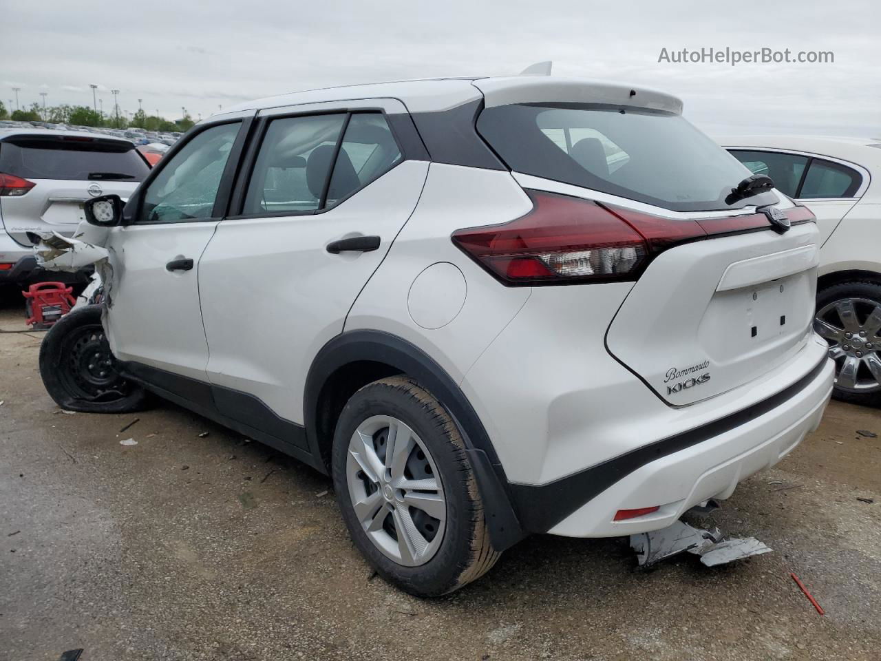 2022 Nissan Kicks S White vin: 3N1CP5BV2NL495720