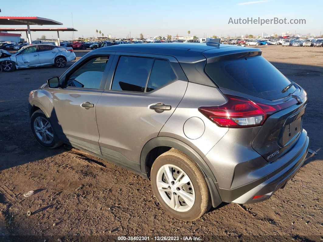 2022 Nissan Kicks S Xtronic Cvt Серый vin: 3N1CP5BV2NL513536