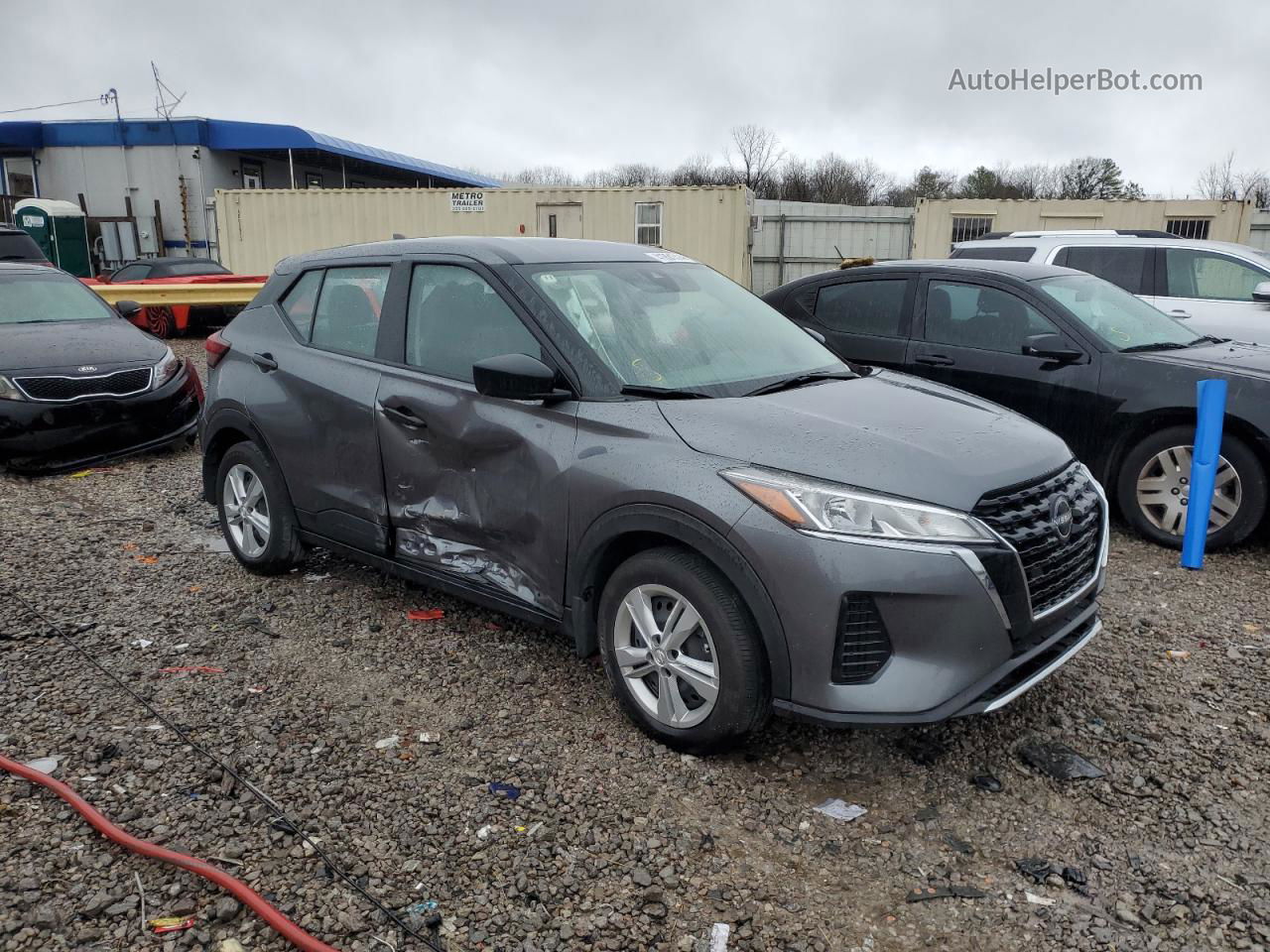 2022 Nissan Kicks S Gray vin: 3N1CP5BV2NL526528